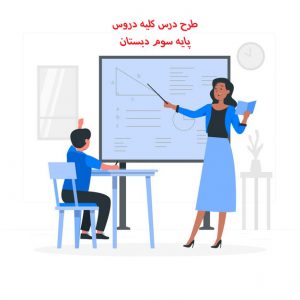 دانلود طرح درس روزانه - فارسی سوم دبستان - کلیه دروس