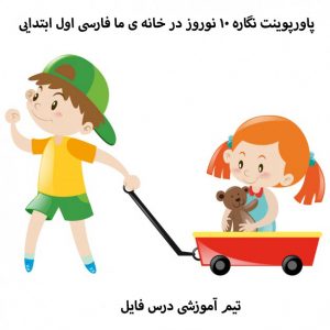 پاورپوینت فارسی اول دبستان نگاره‌ی 10 نوروز در خانه‌ی ما